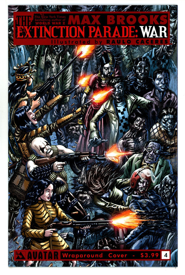 The Extinction Parade: War 4 High Grade (2014) Caceres Wraparound Variant