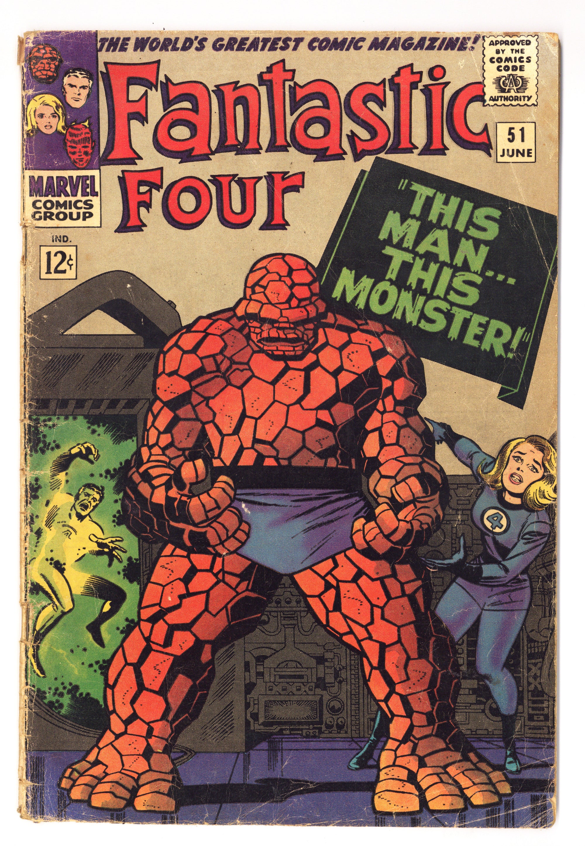 Fantastic Four Vol 1 51  GD/VG (3.0)   (1966)        