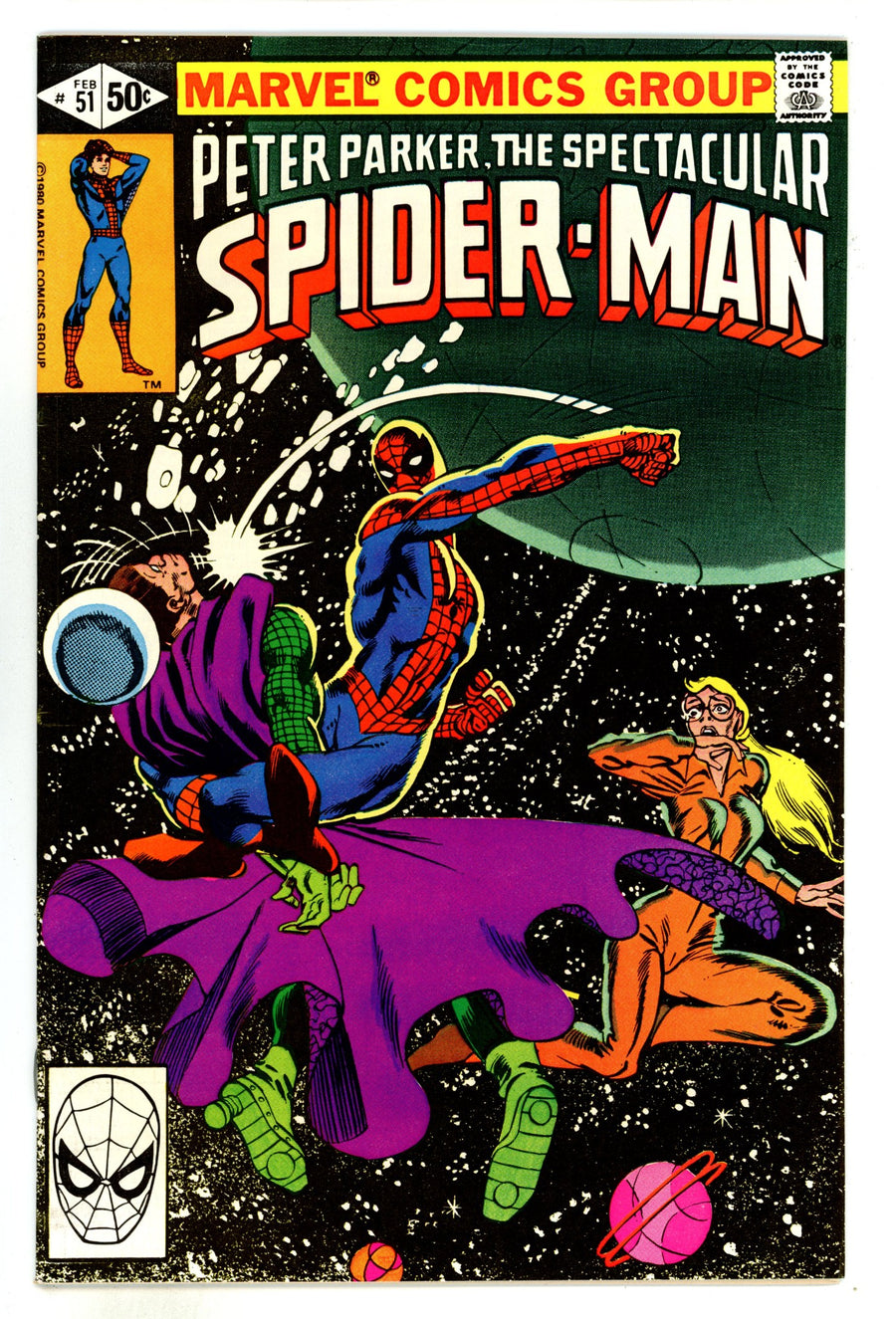 The Spectacular Spider-Man Vol 1 51  VF (8.0)  (1981)  