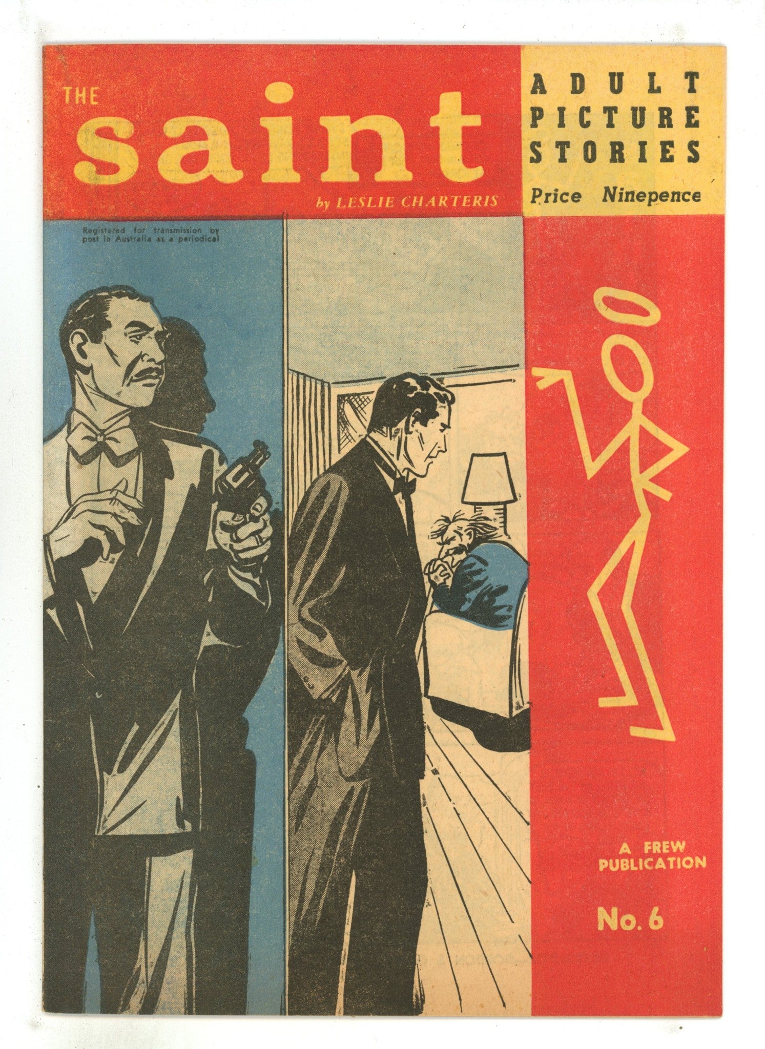 The Saint 6 VF (8.0) (1954) 
