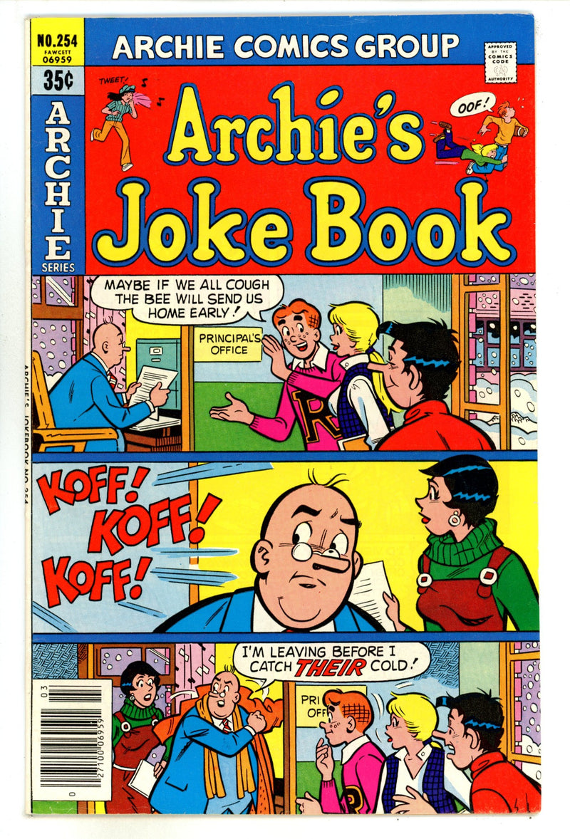 Archie's Joke Book Magazine 254 Mid Grade (1979) 
