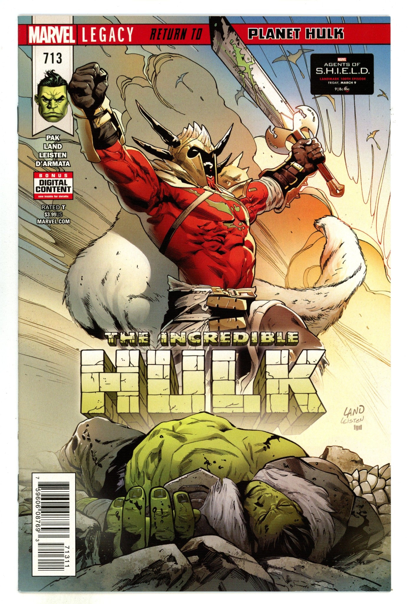 Incredible Hulk Vol 3 713 High Grade (2018) 