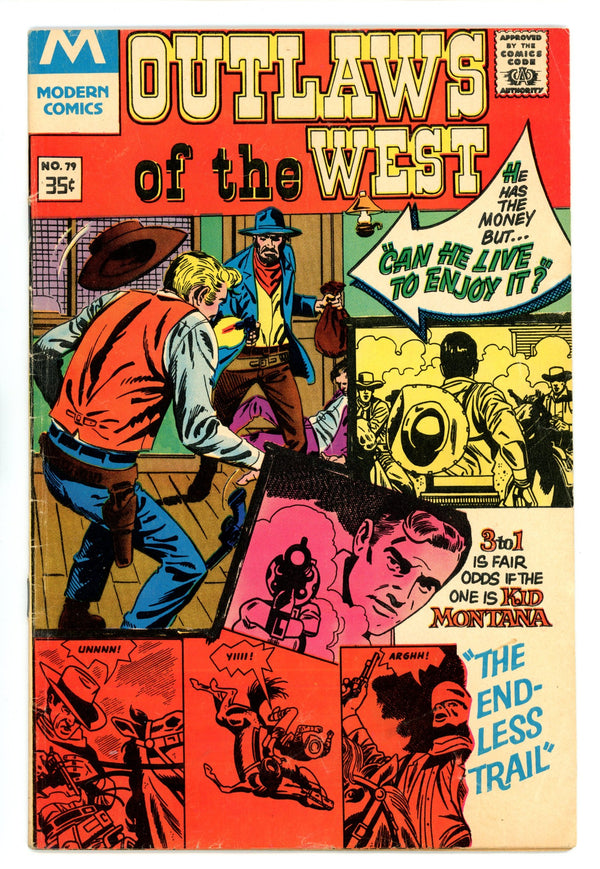 Outlaws of the West 79 VG/FN (5.0) Double Cover (1970)