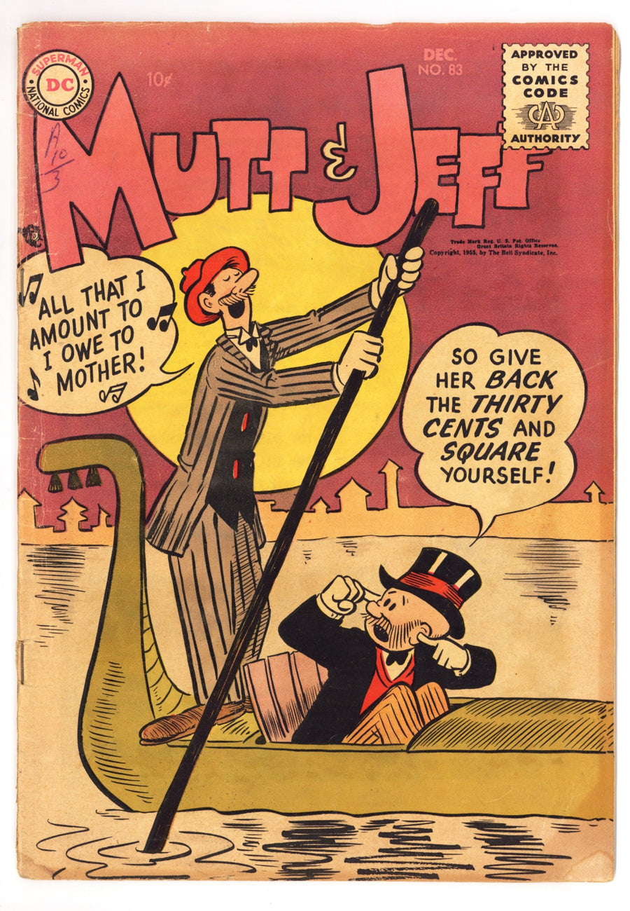 Mutt & Jeff 83 GD+ (2.5) (1955) 