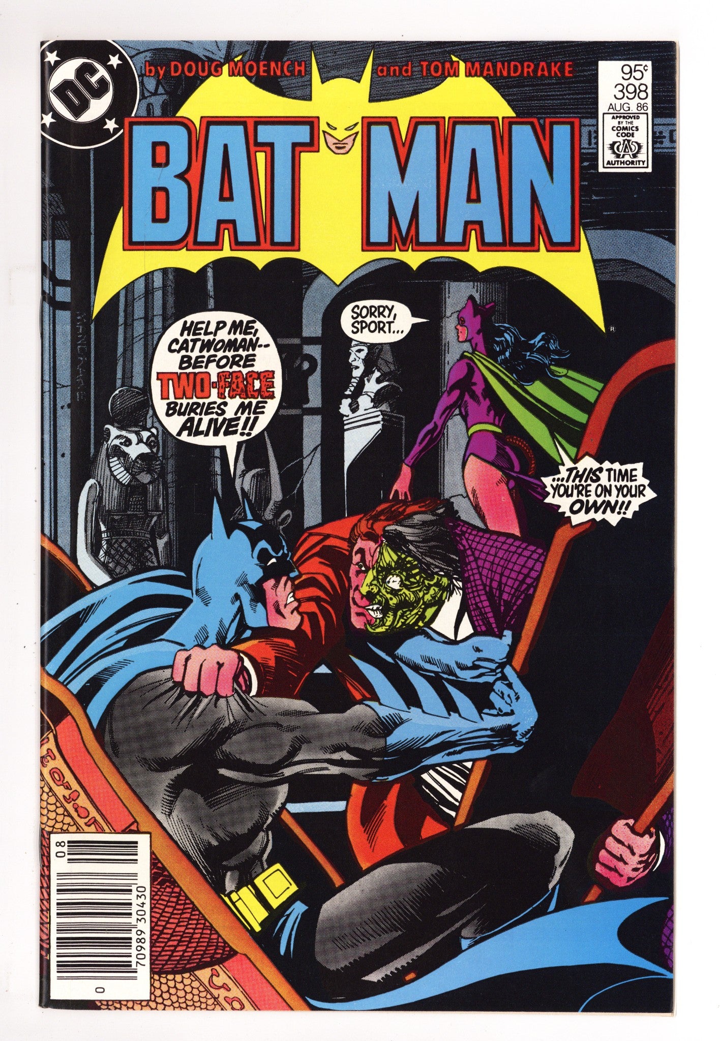 Batman Vol 1 398 VF/NM (9.0) (1986) Canadian Price Variant 