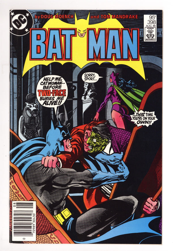 Batman Vol 1 398 VF/NM (9.0) (1986) Canadian Price Variant