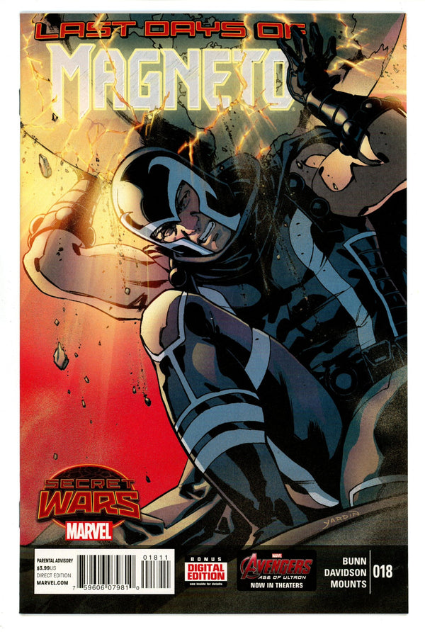 Magneto Vol 3 18 High Grade (2015)