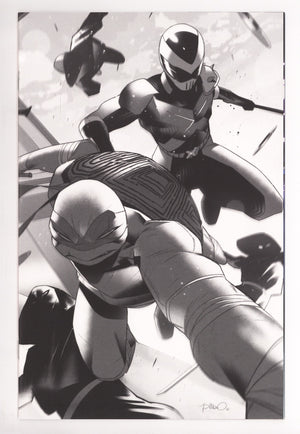 Mighty Morphin Power Rangers / Teenage Mutant Ninja Turtles II 5 High Grade (2023) Meo Variant