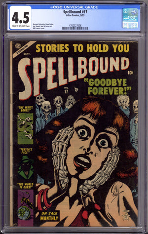 Spellbound Vol 1 17 CGC 4.5 (VG+) (1953)