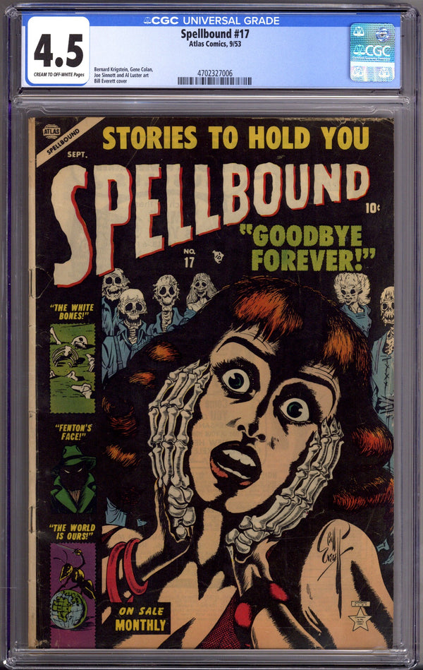 Spellbound Vol 1 17 CGC 4.5 (VG+) (1953)