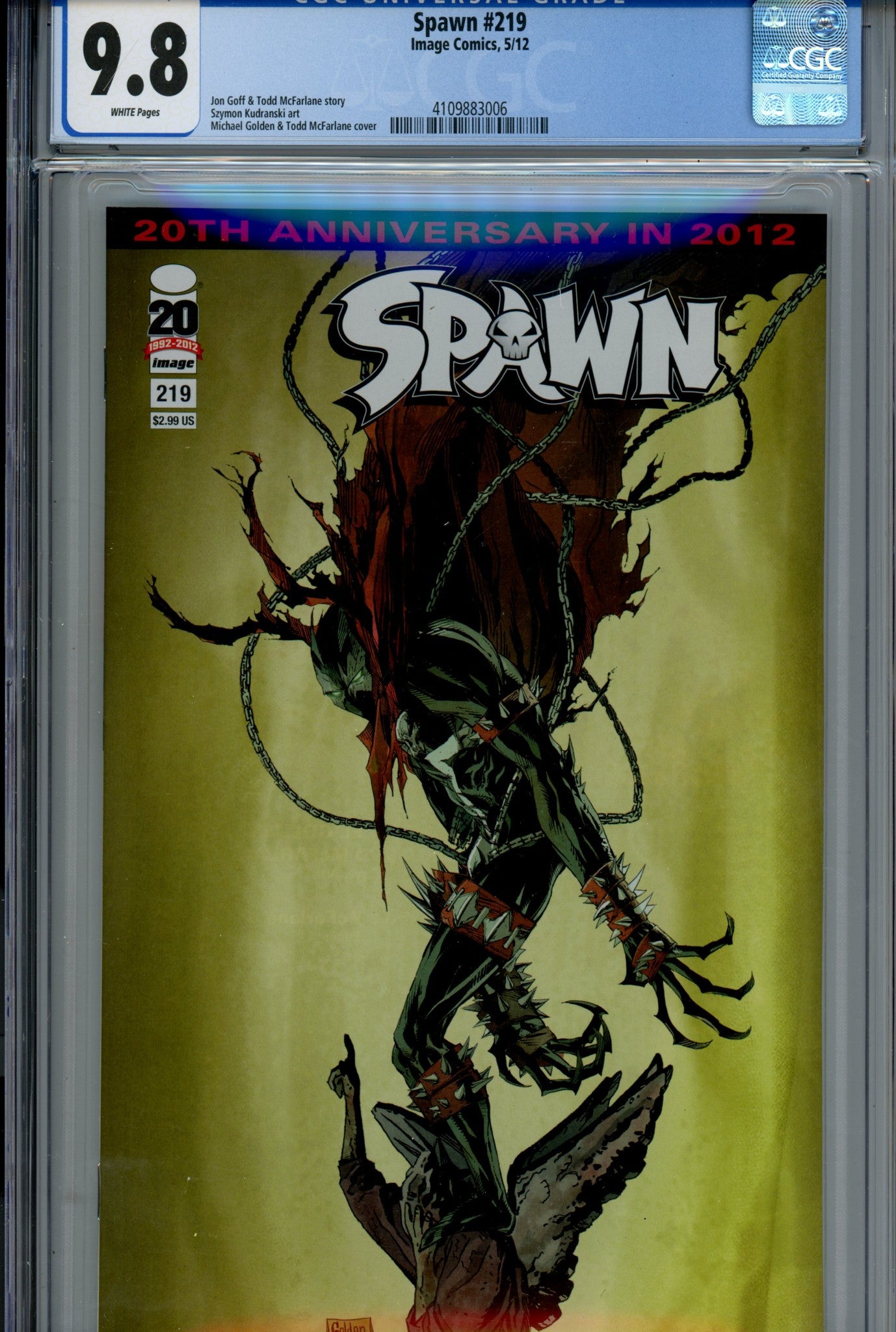 Spawn 219 CGC 9.8 (NM/M) (2012) 