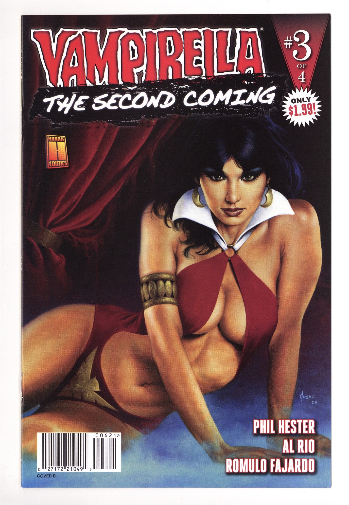 Vampirella: The Second Coming 3 High Grade (2009) Jusko Variant 
