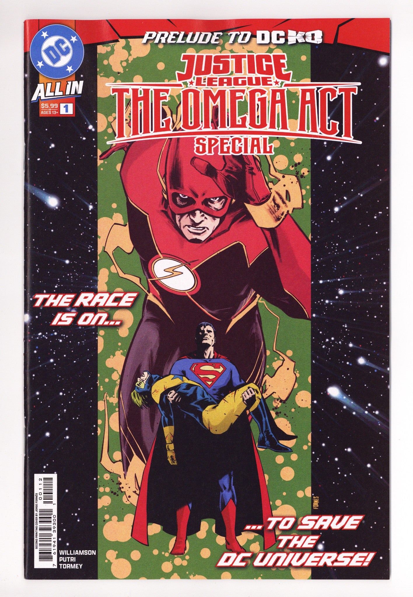 Justice League The Omega Act Special 1 2Nd Print (2025)