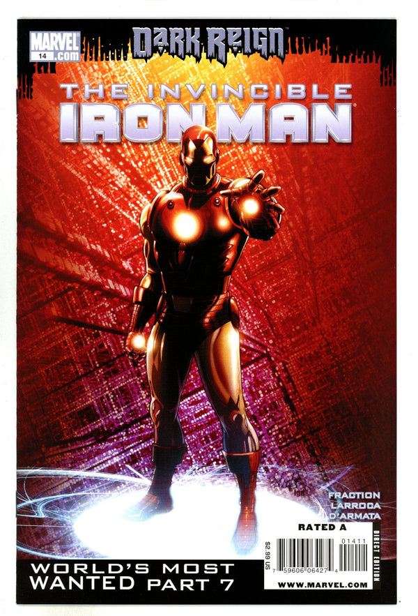 Invincible Iron Man Vol 1 14 High Grade (2009)