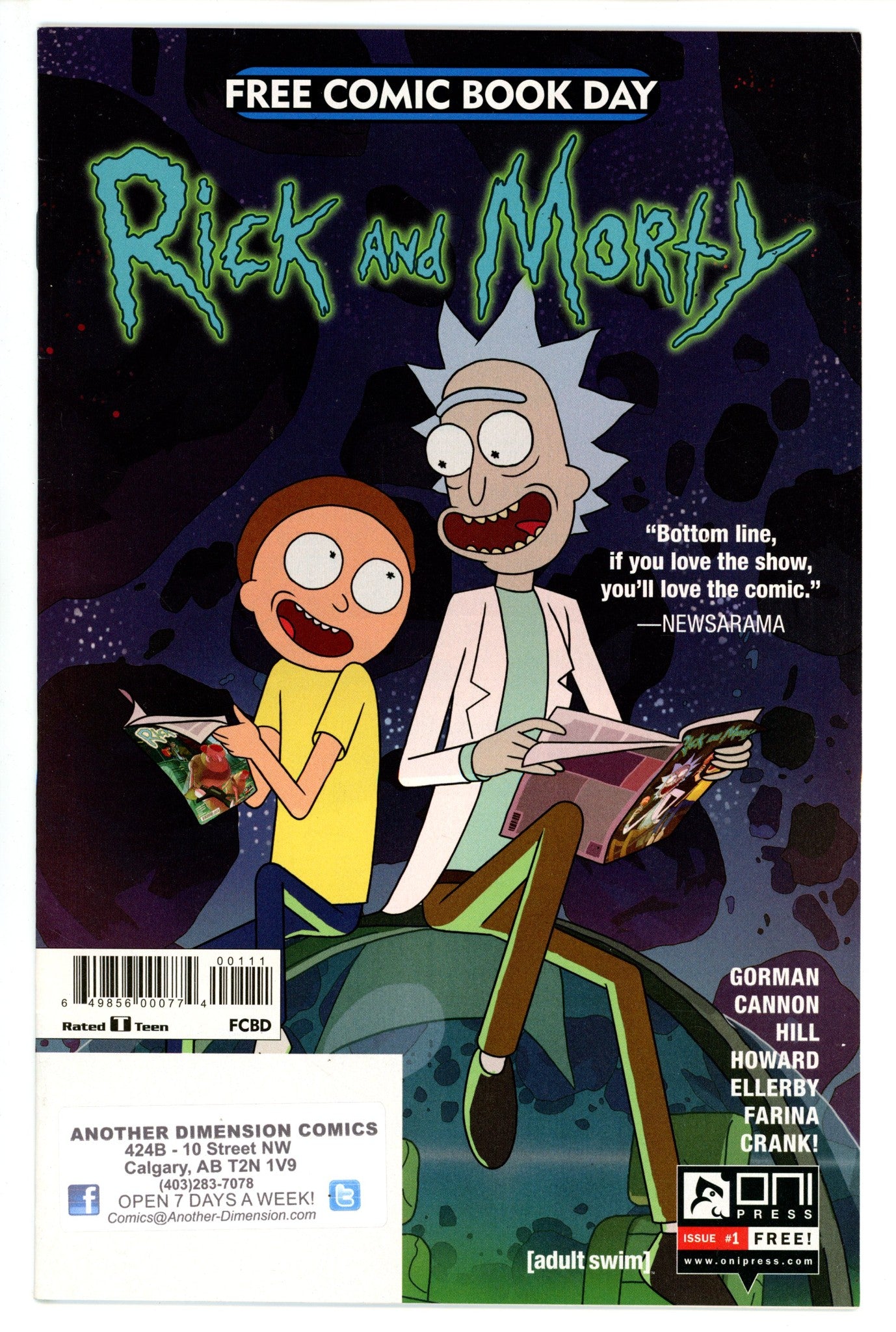 Rick and Morty FCBD 1 Stamped (2017)