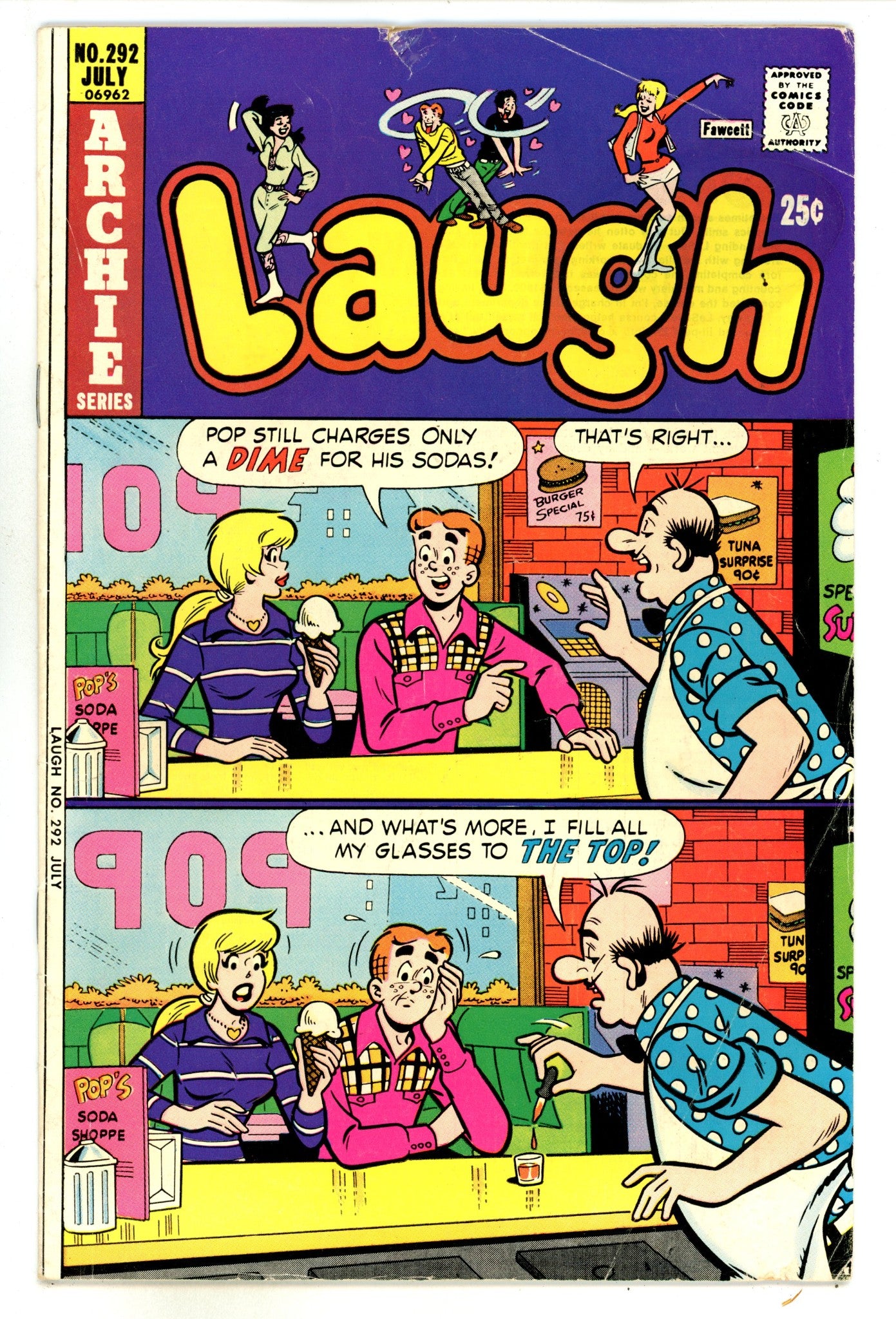Laugh Comics 292 Low Grade (1975) 
