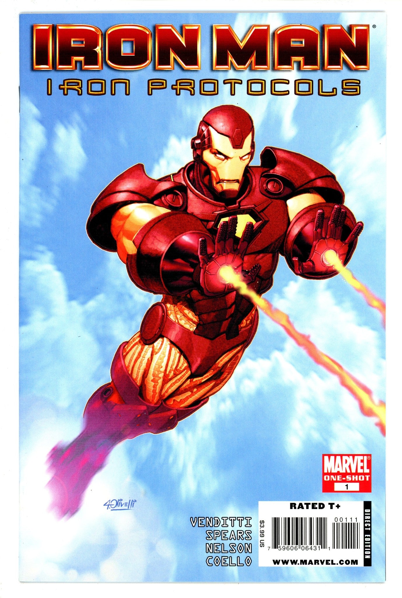 Iron Man: Iron Protocols 1 High Grade (2009) 