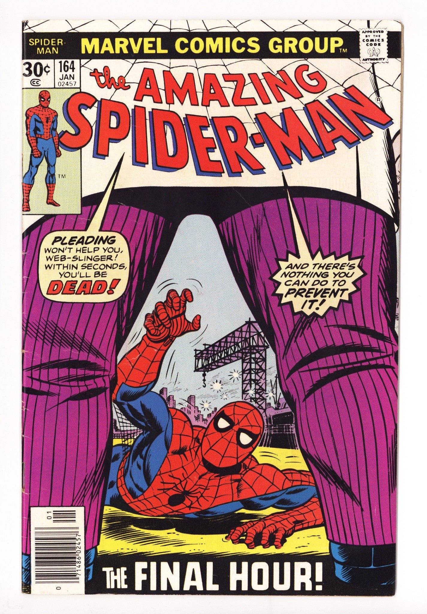 The Amazing Spider-Man Vol 1 164 FN- (5.5) (1977) 