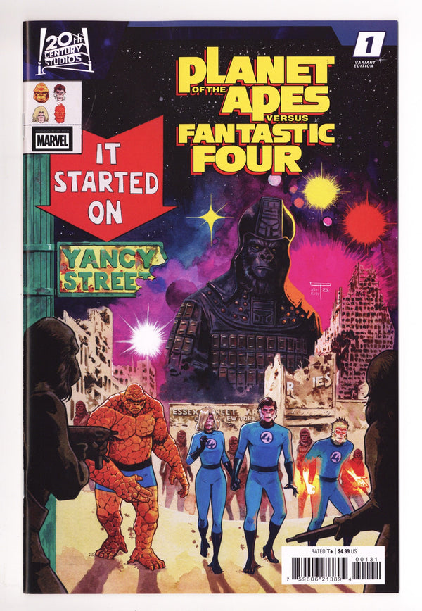 Planet Of The Apes Vs. Fantastic Four 1 Peralta Homage Variant (2026)