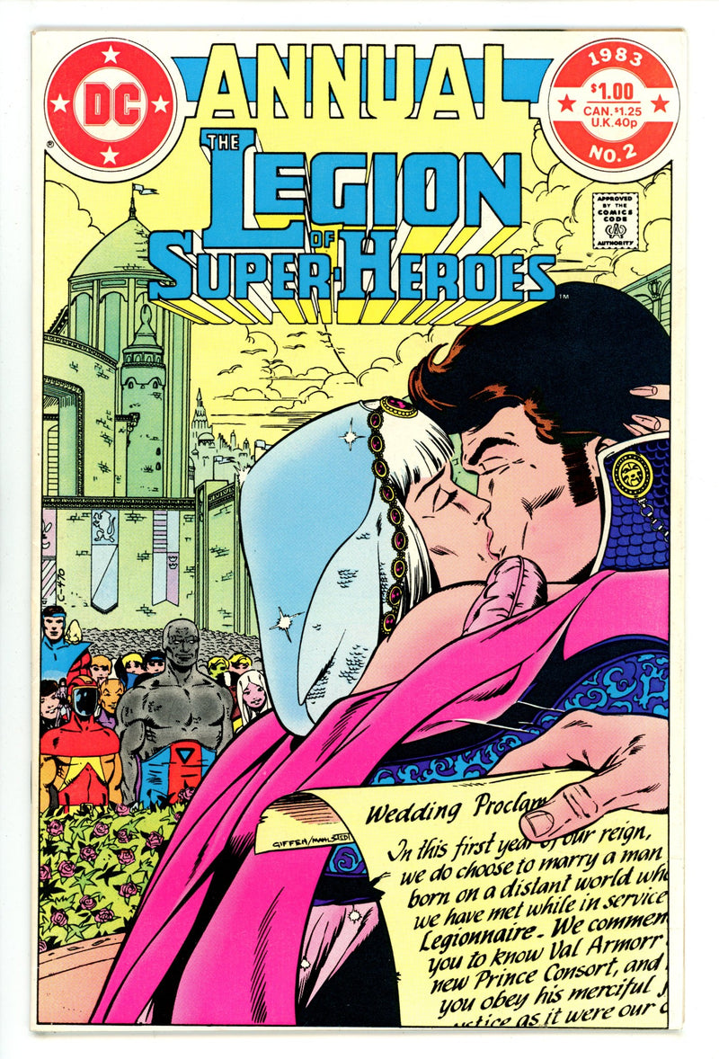 The Legion of Super-Heroes Annual Vol 2 2 High Grade (1983) 