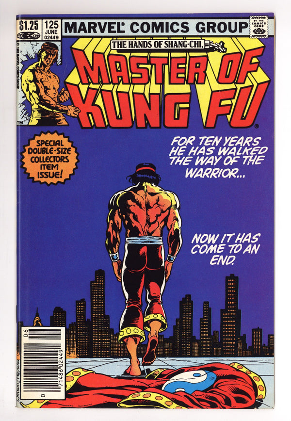 Master of Kung Fu Vol 1 125 VF/NM (9.0) (1983) Canadian Price Variant