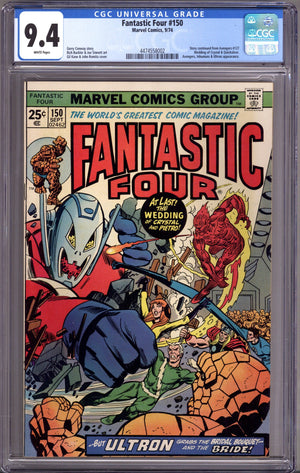 Fantastic Four Vol 1 150 CGC 9.4 (NM) (1974)