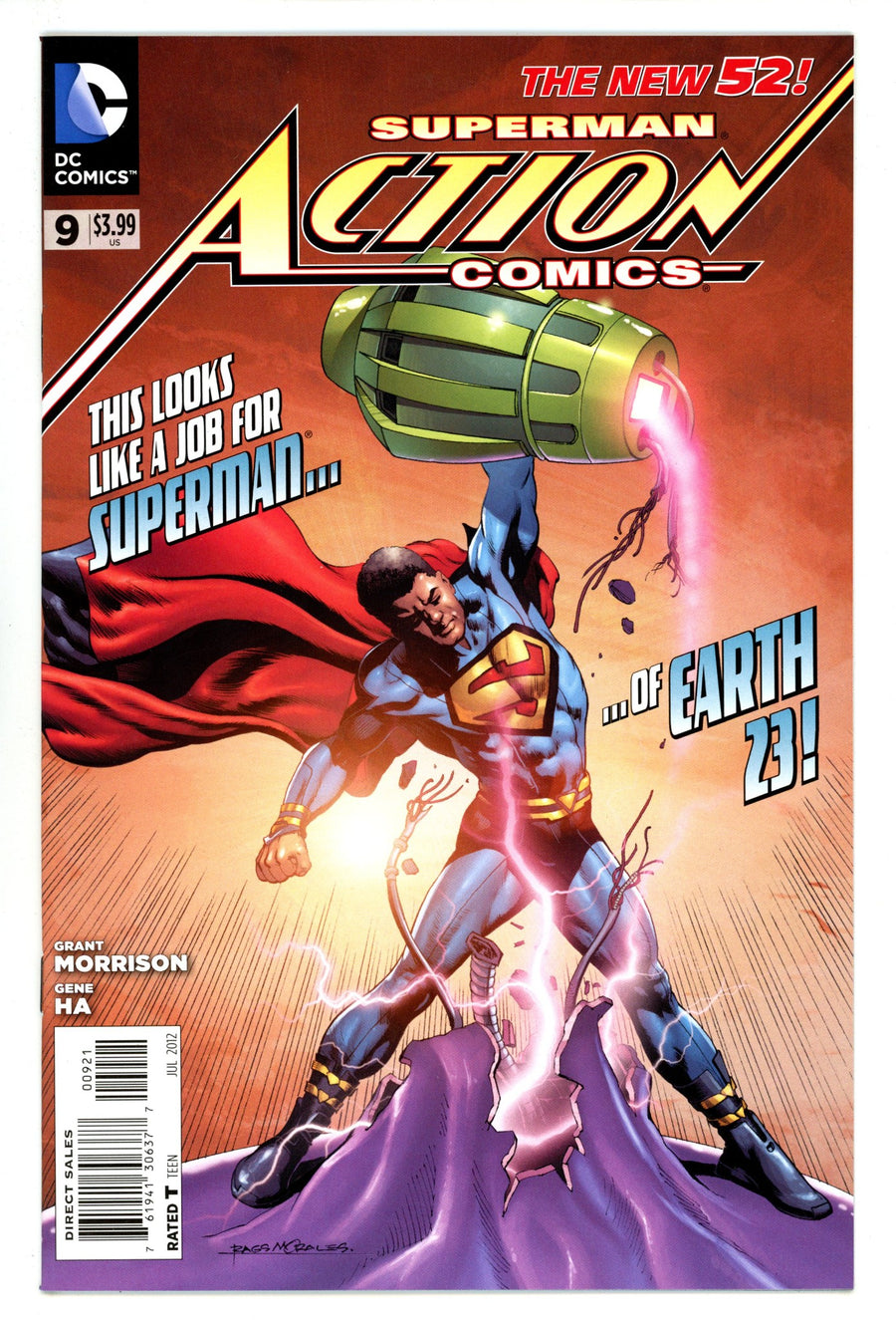 Action Comics Vol 2 9 VF/NM (9.0) (2012) Morales Variant 