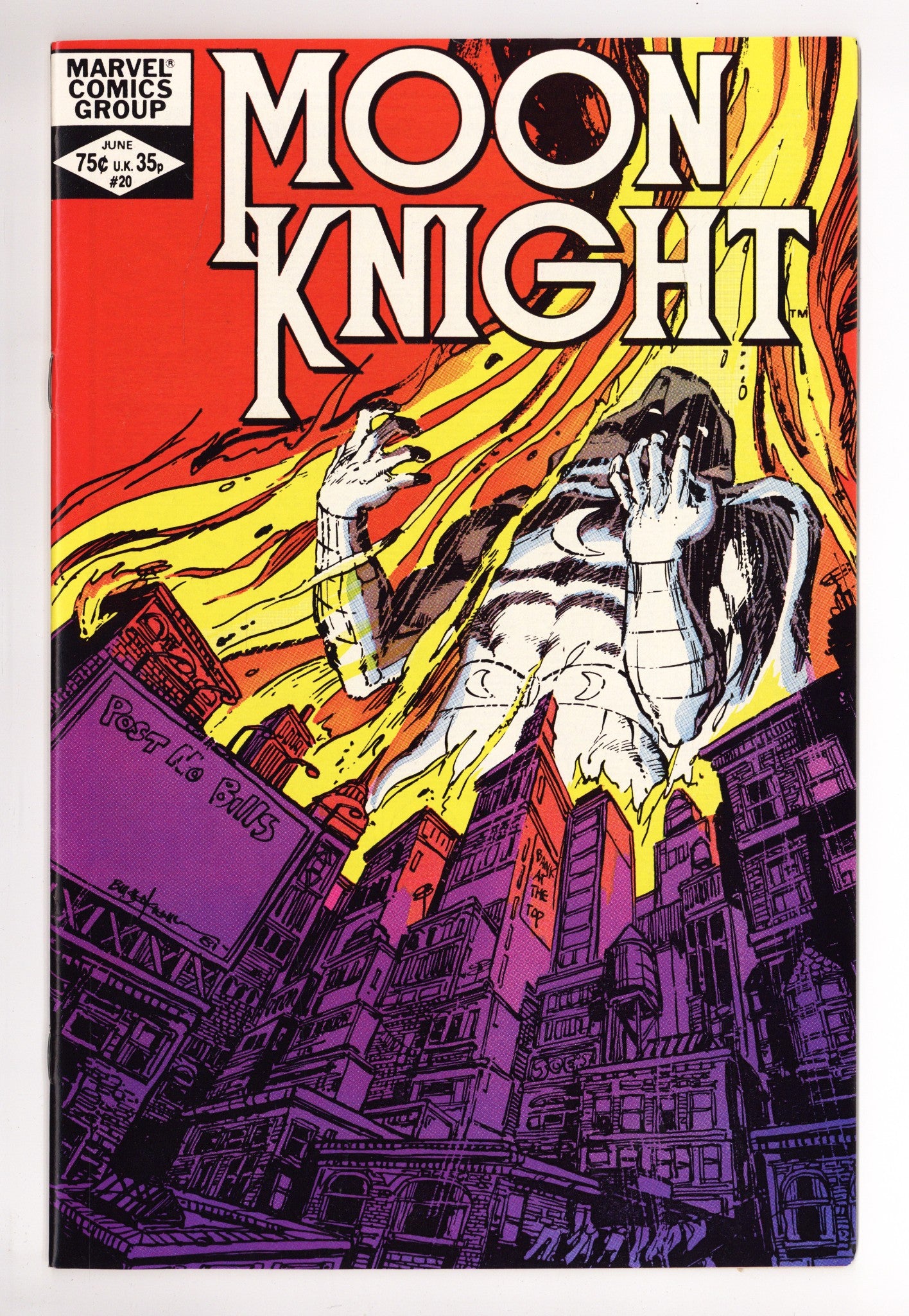 Moon Knight Vol 1 20 NM- (9.2) (1982) 