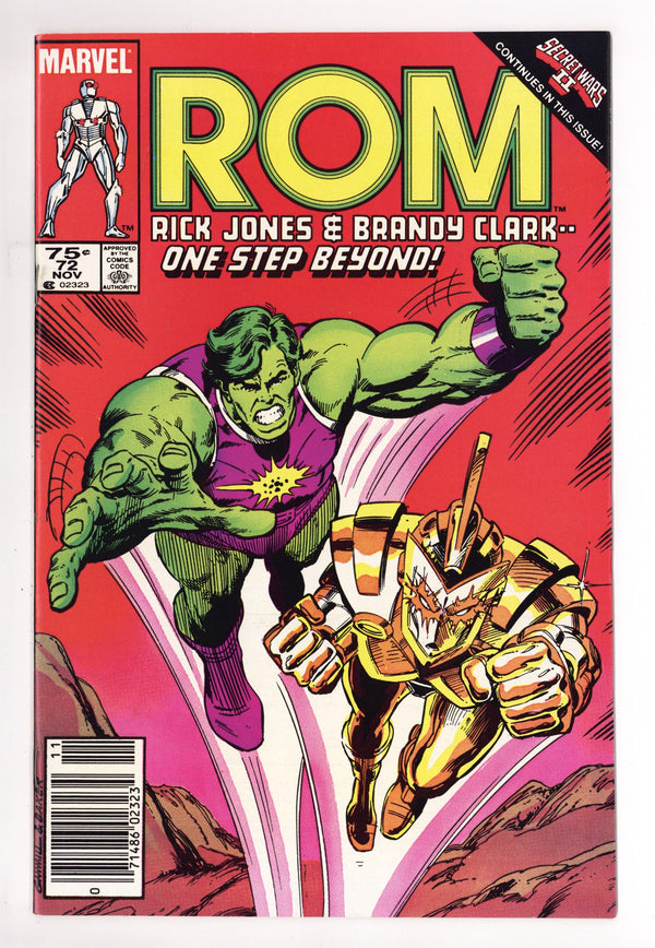 Rom Vol 1 72 Mid Grade (1985) Canadian Price Variant