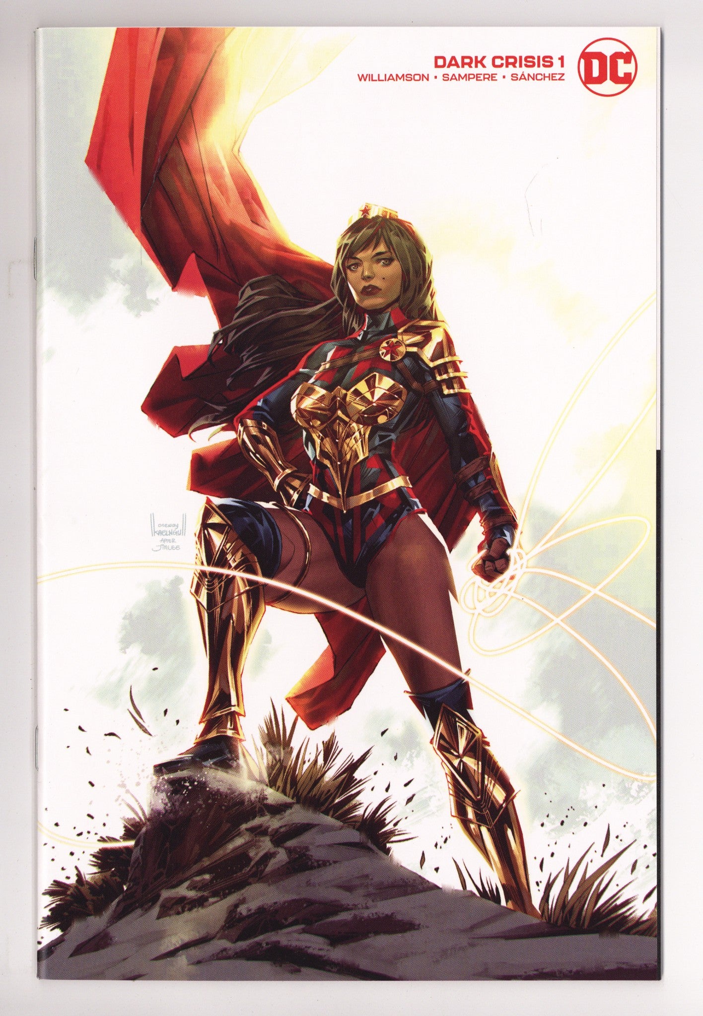 Dark Crisis on Infinite Earths 1 Mid Grade (2022) Ngu Minimal Trade Dress Exclusive Variant 