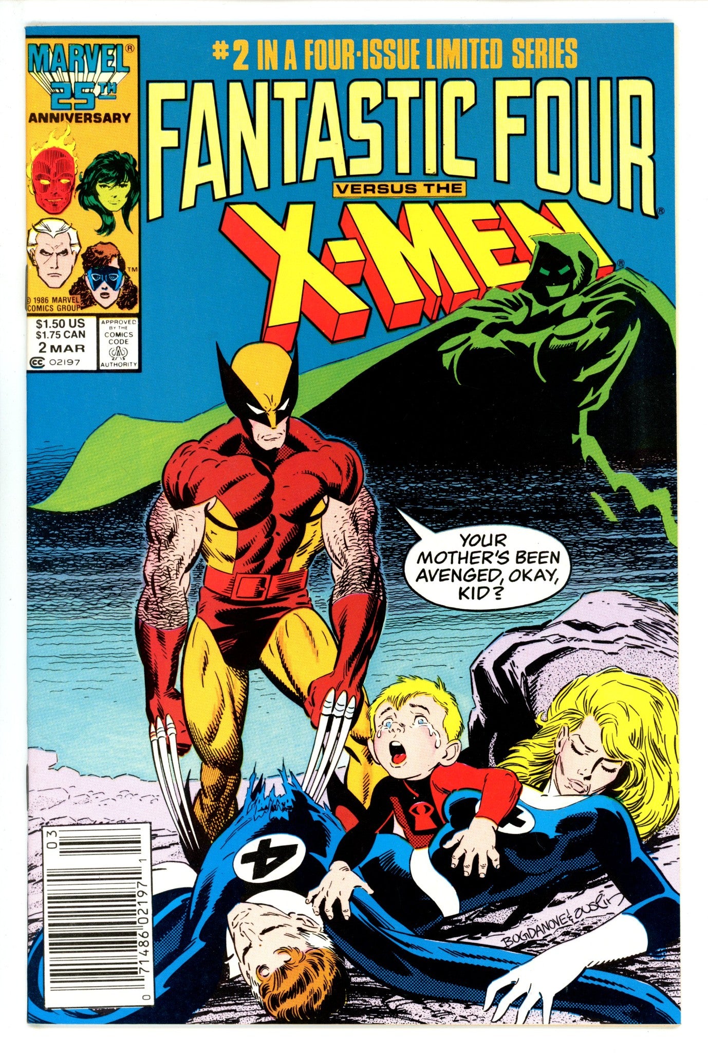 Fantastic Four vs. X-Men 2 Newsstand (1987)