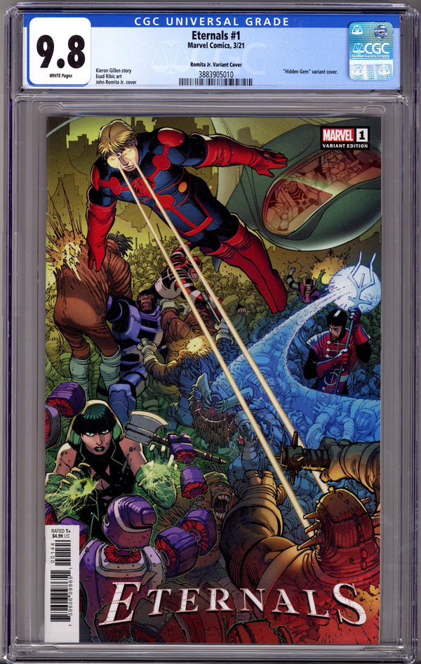 Eternals Vol 5 1 Romita Incentive Variant CGC 9.8 (2021)