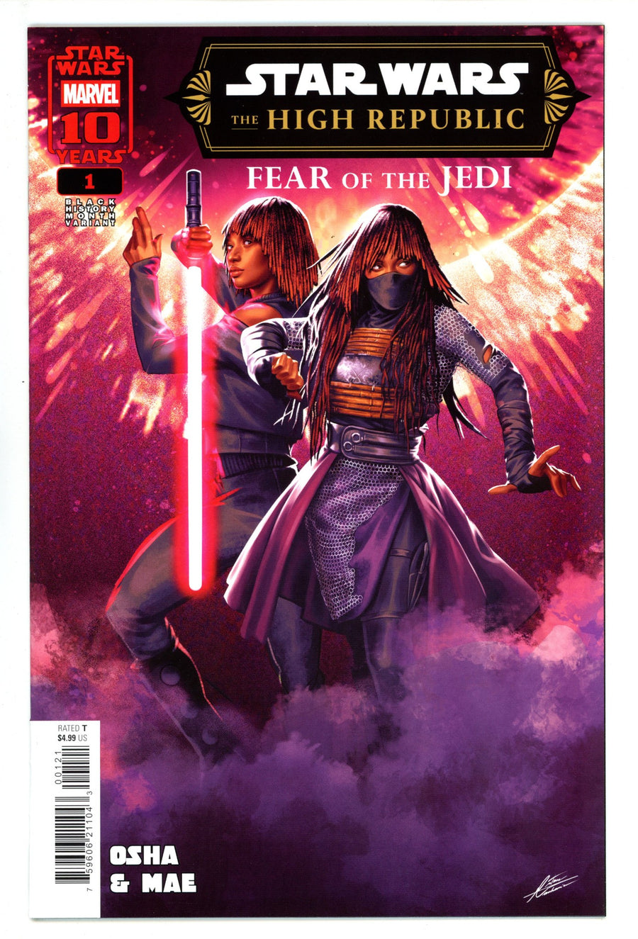 Star Wars: The High Republic - Fear Of The Jedi 1 Manhanini Variant (2025)