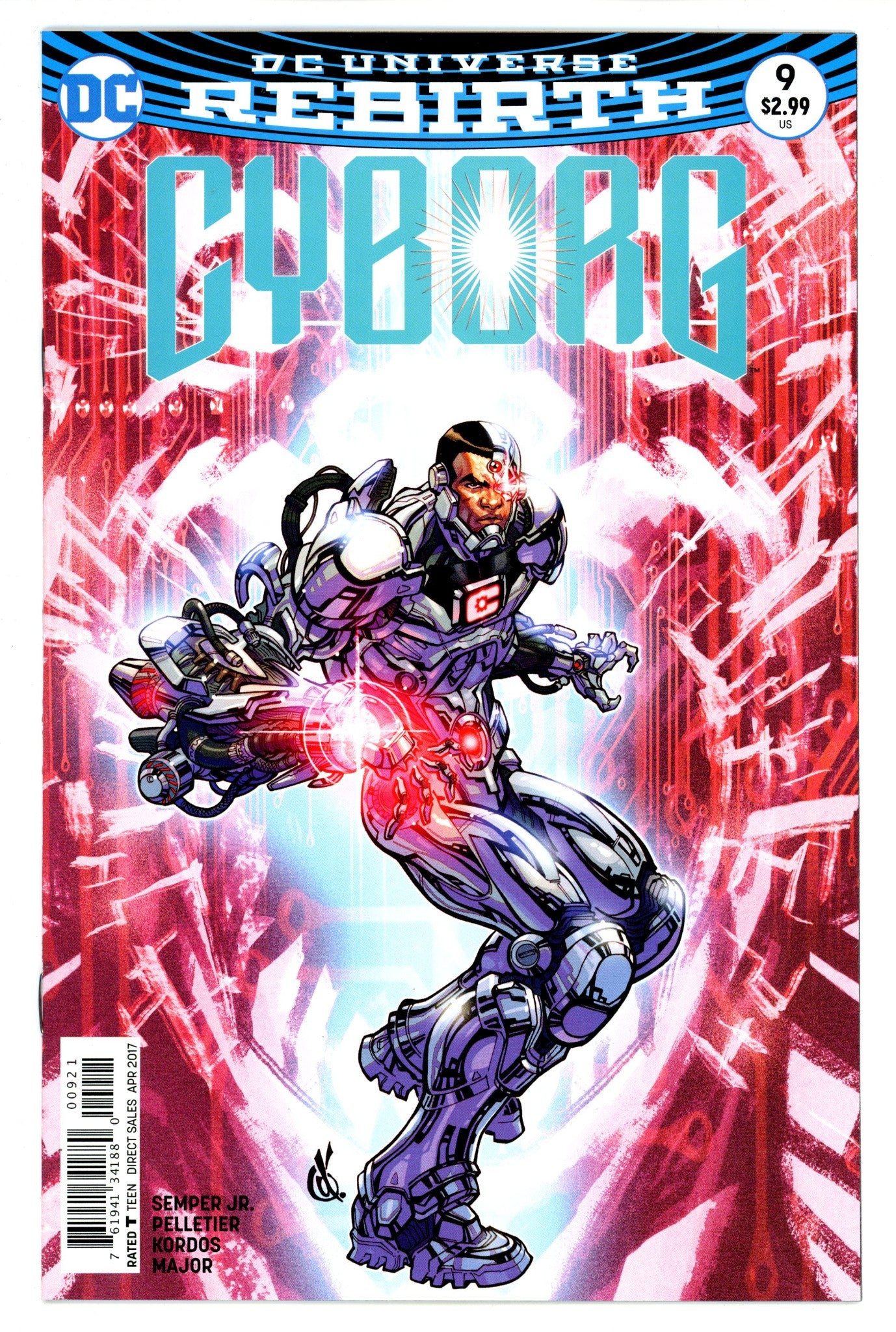 Cyborg Vol 2 9 High Grade (2017) D'Anda Variant 