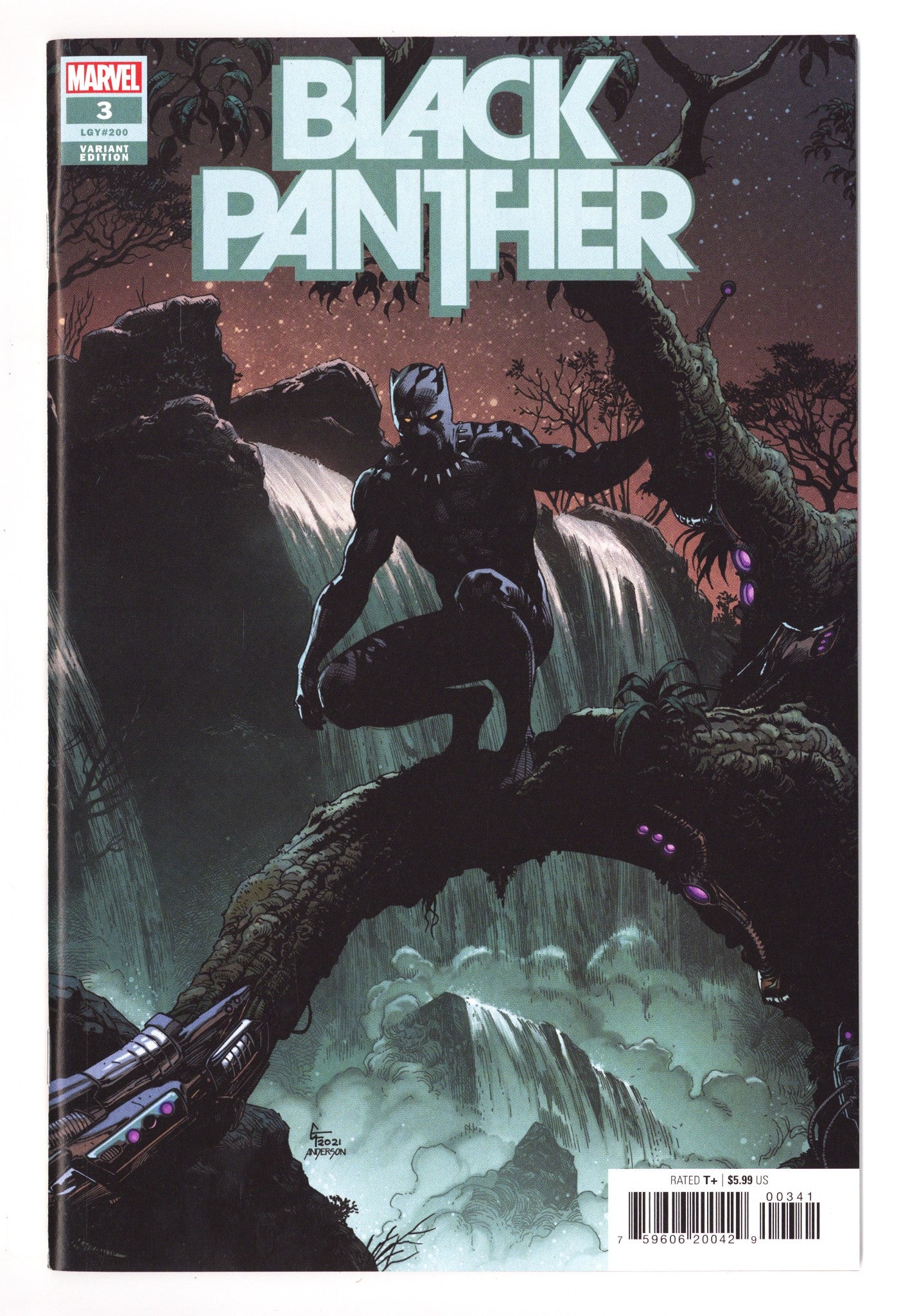 Black Panther Vol 8 3 (200) High Grade (2022) Frank Variant 