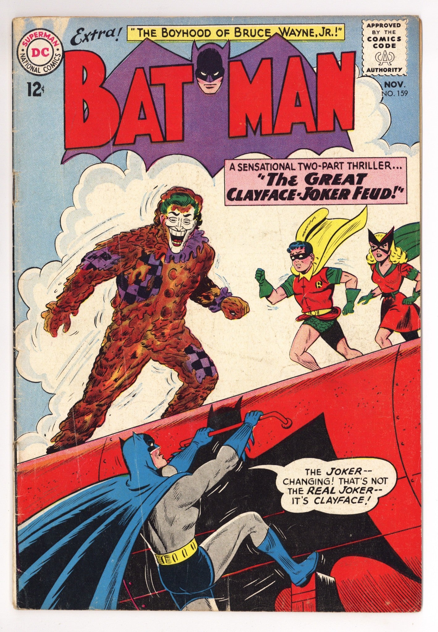 Batman Vol 1 159 VG (4.0) (1963) 