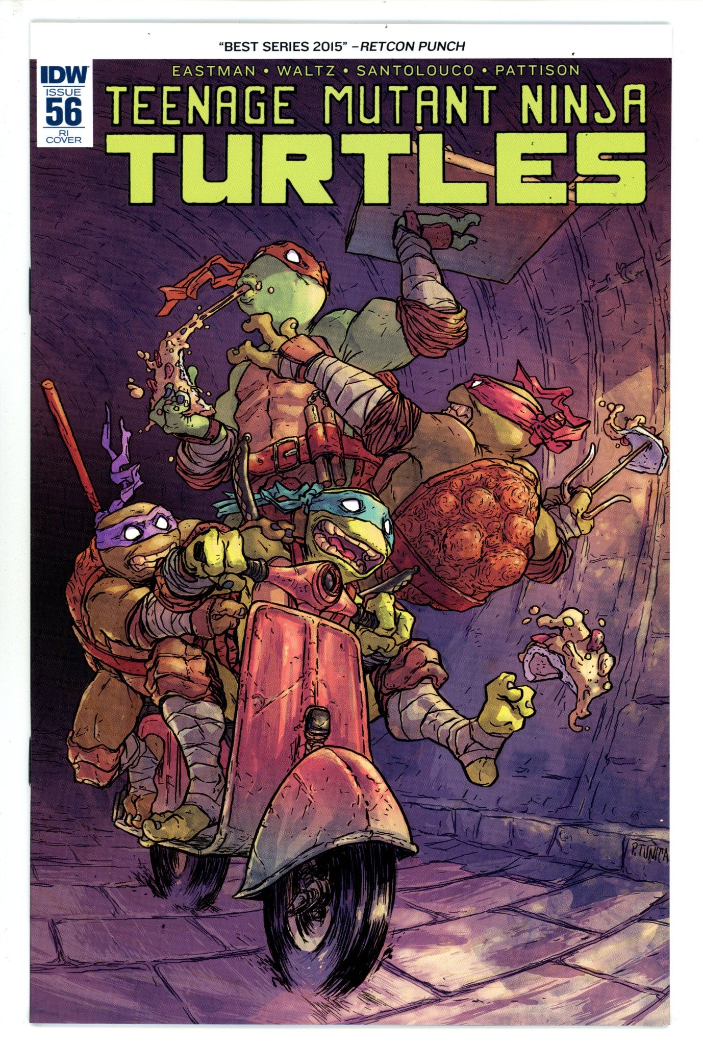 Teenage Mutant Ninja Turtles Vol 5 56 Tunica Incentive Variant VF/NM (2016)