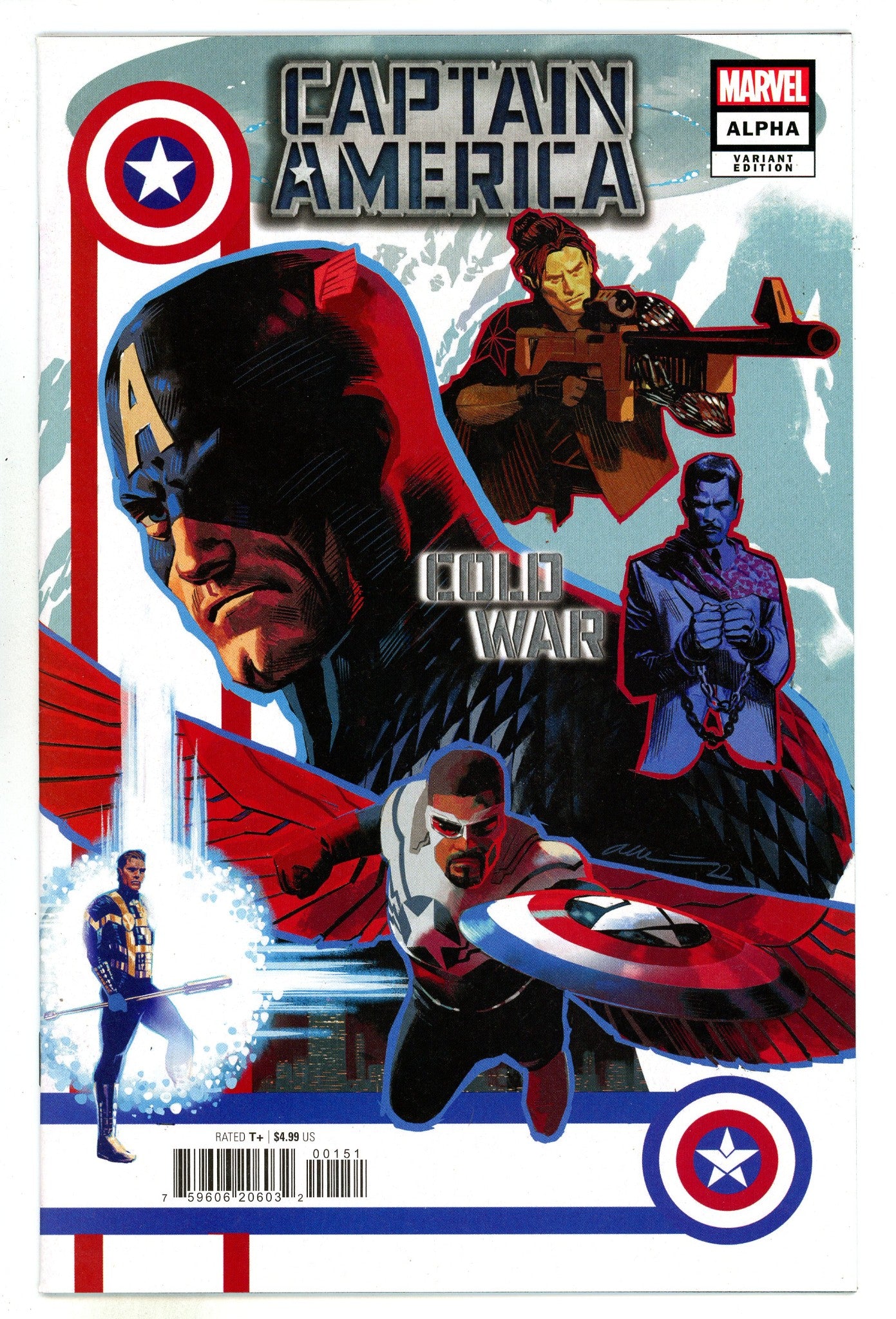 Captain America: Cold War Alpha [nn] Mid Grade (2023) Acuña Variant 