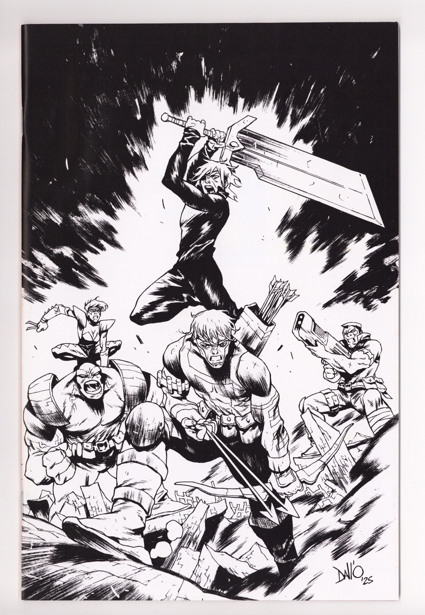 Lost Fantasy 5 Dall'O B&W Variant (2025)