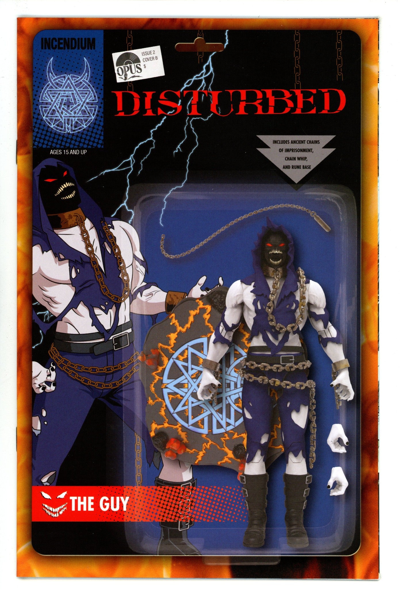 Disturbed: Dark Messiah 2 NM- (9.2) (2022) Skiff Action Figure Variant 