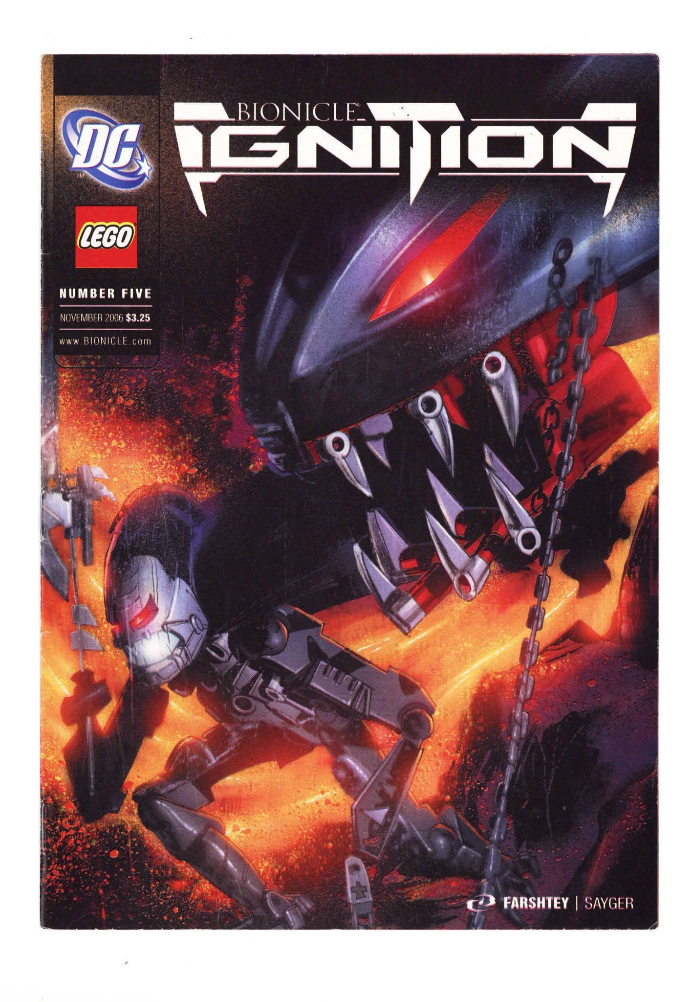 Bionicle Ignition 5 Very Low Grade (2006) Canadian Price Variant 