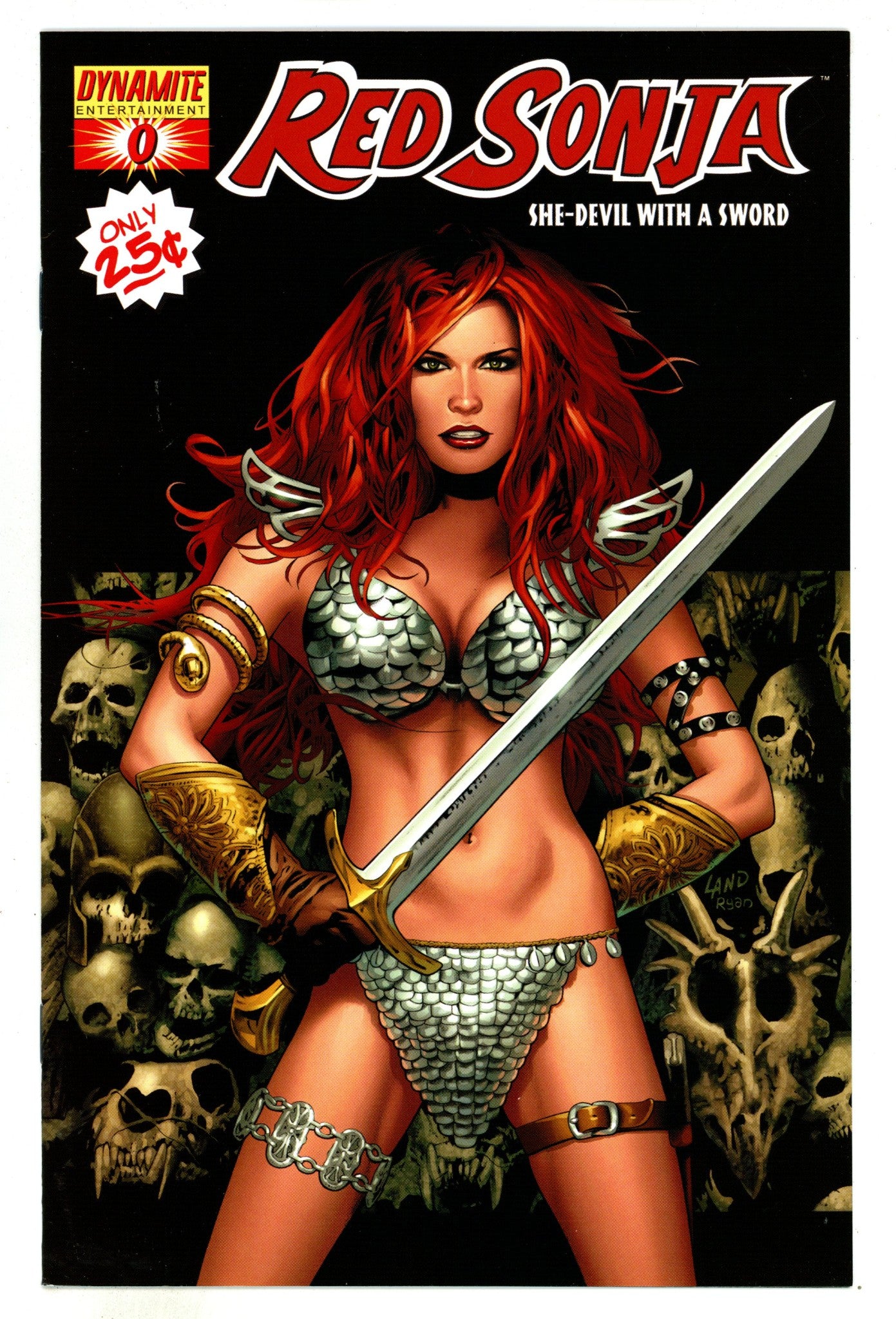 Red Sonja Vol 1 0  High Grade   (2005) Land     Variant  