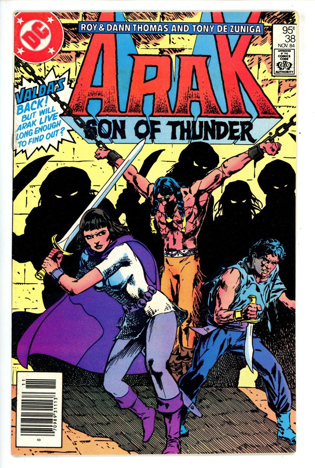 Arak / Son of Thunder   38  Mid Grade   (1984)   Canadian Price Variant