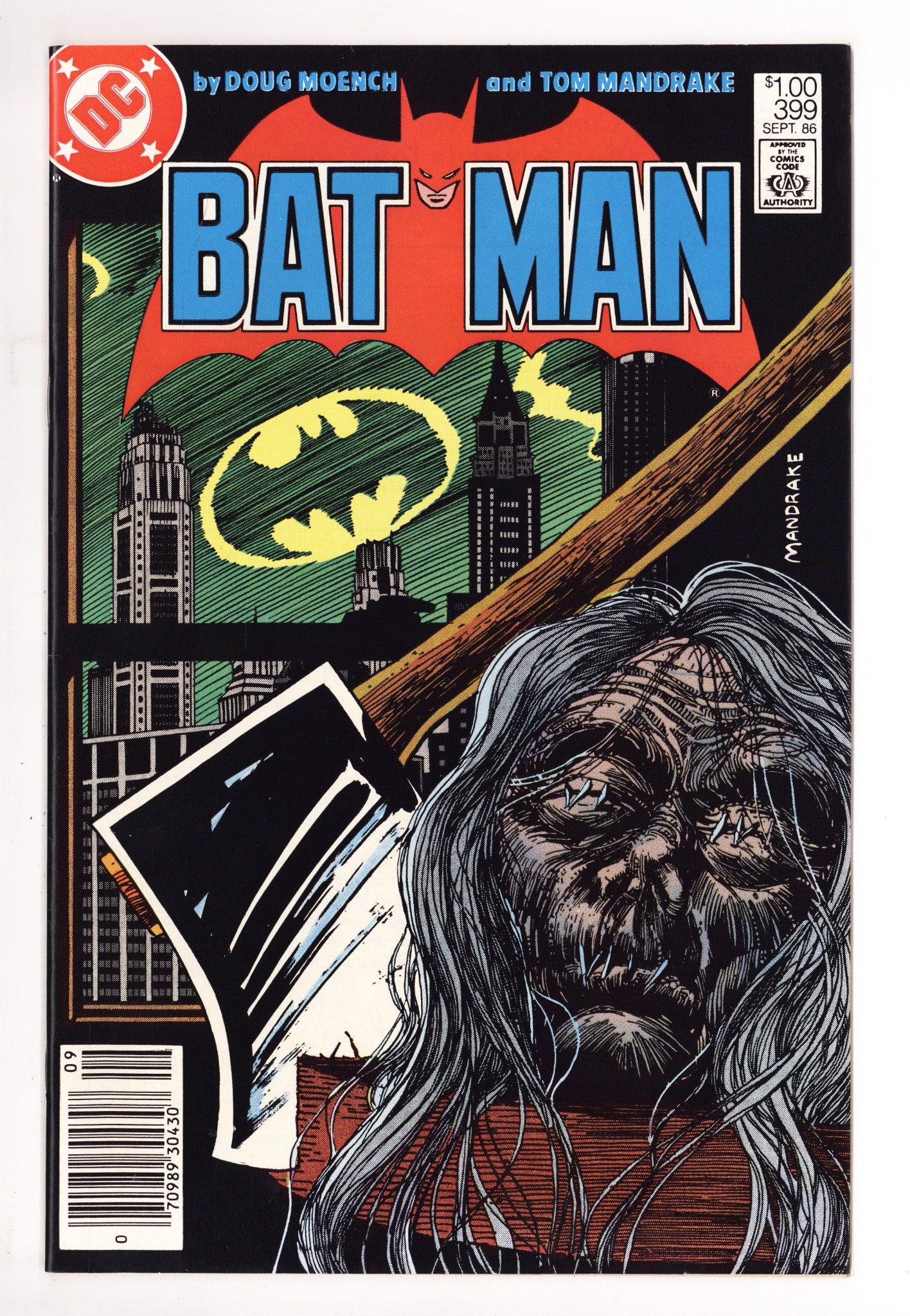 Batman Vol 1 399 VF/NM (9.0) (1986) Canadian Price Variant 