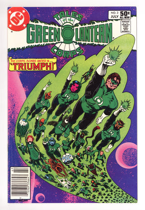 Tales of the Green Lantern Corps 3 High Grade (1981) Newsstand