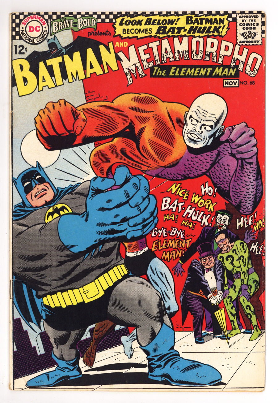 The Brave and the Bold Vol 1 68 VG (4.0) (1966) 