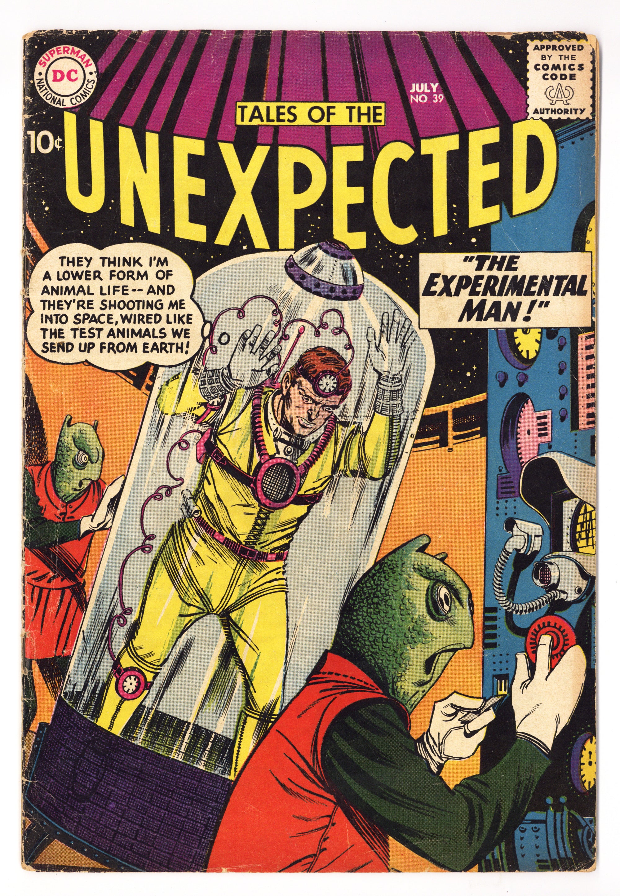 Tales of the Unexpected Vol 1 39  VG (4.0)   (1959)        