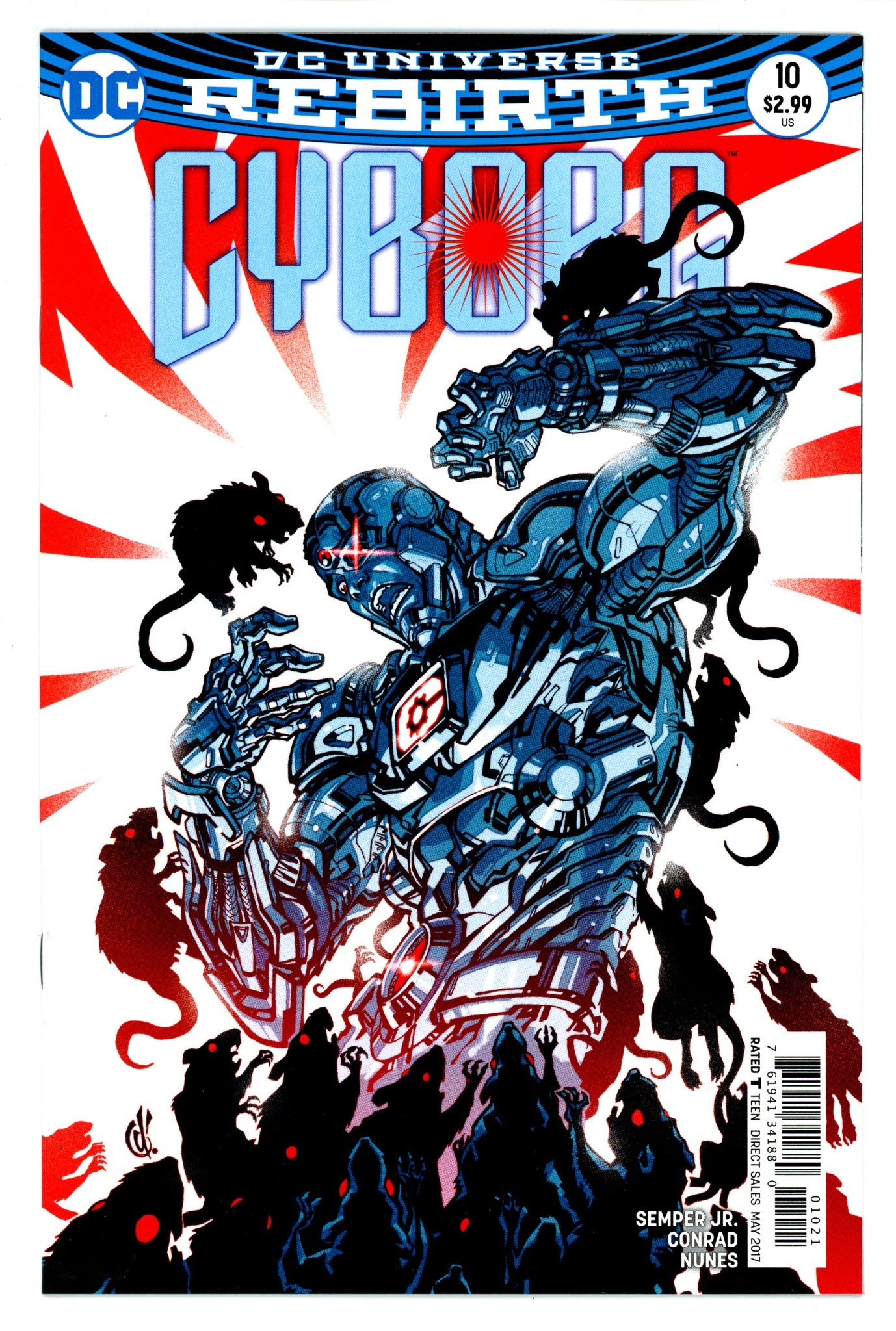 Cyborg Vol 2 10 High Grade (2017) D'Anda Variant 