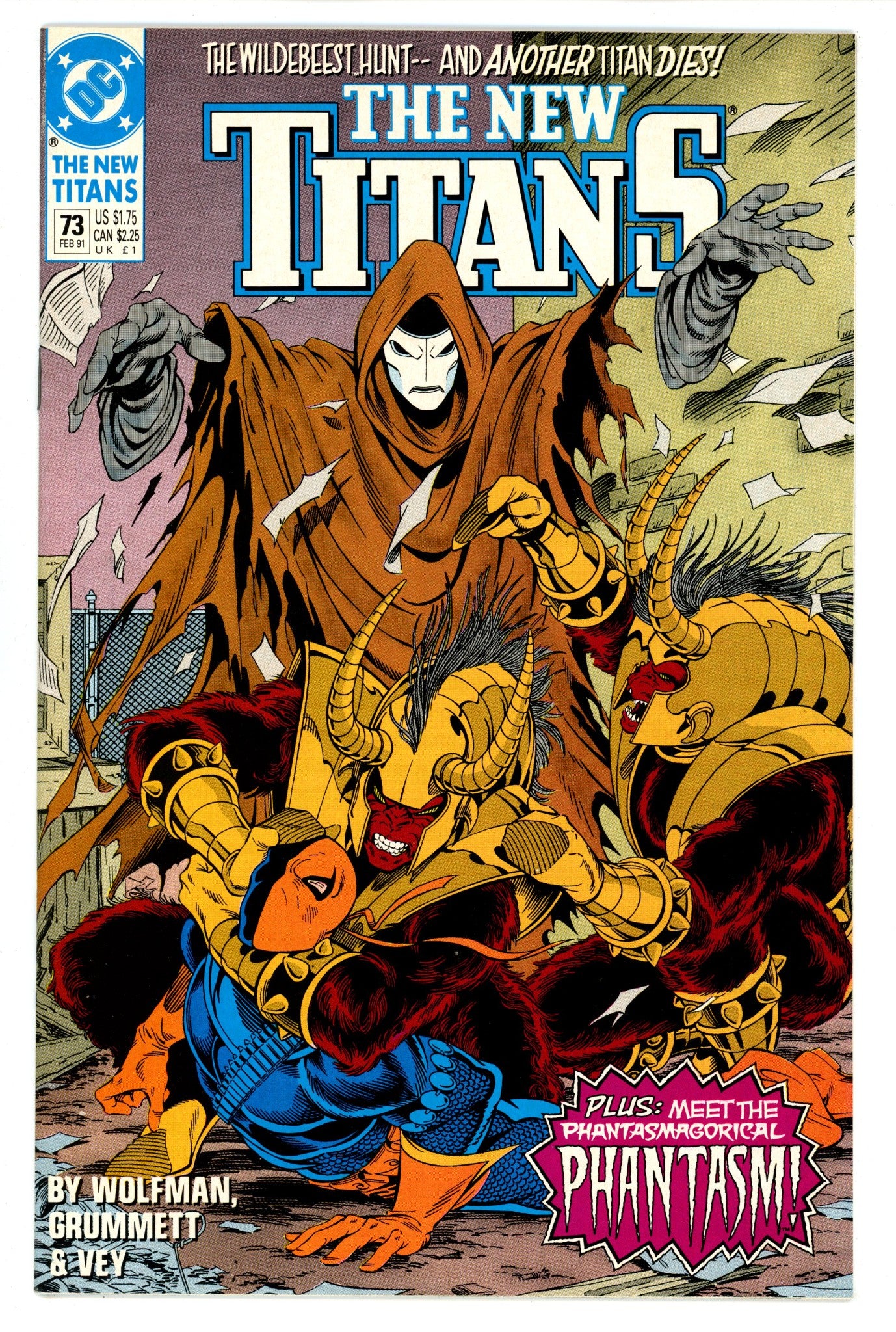 The New Titans 73 High Grade (1991) 
