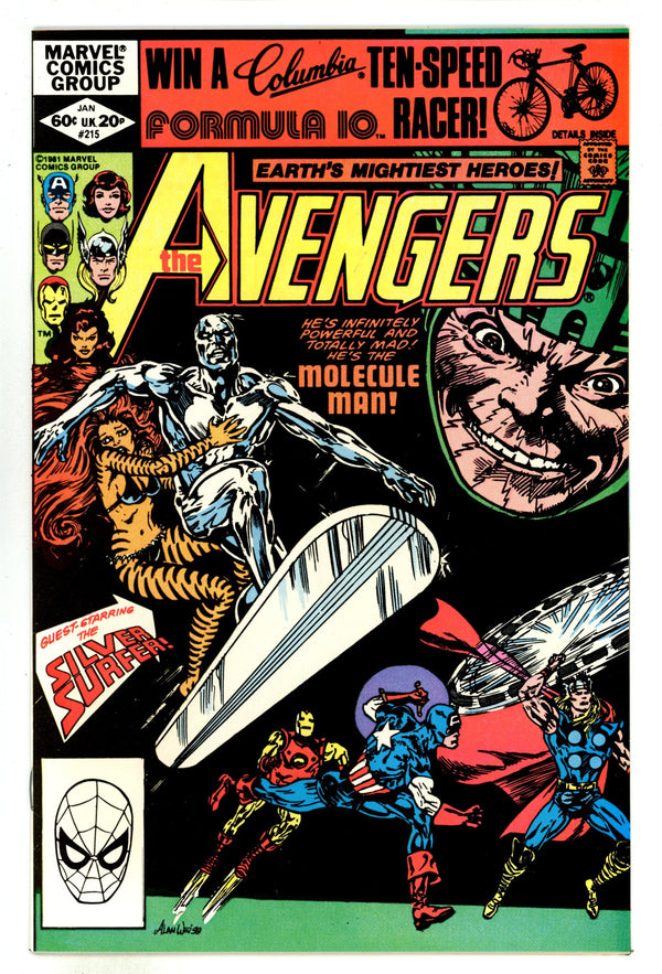The Avengers Vol 1 215 Mid Grade (1982)